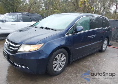 2015 Honda Odyssey Ex-L из США, поврежденный, VIN 5FNRL5H64FB112671